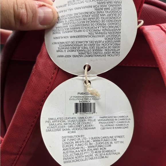 Loungefly Charmander Evolutions Pokemon Backpack - Picture 12 of 12